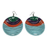 Telephone Wire Earrings - Summer Colors-4