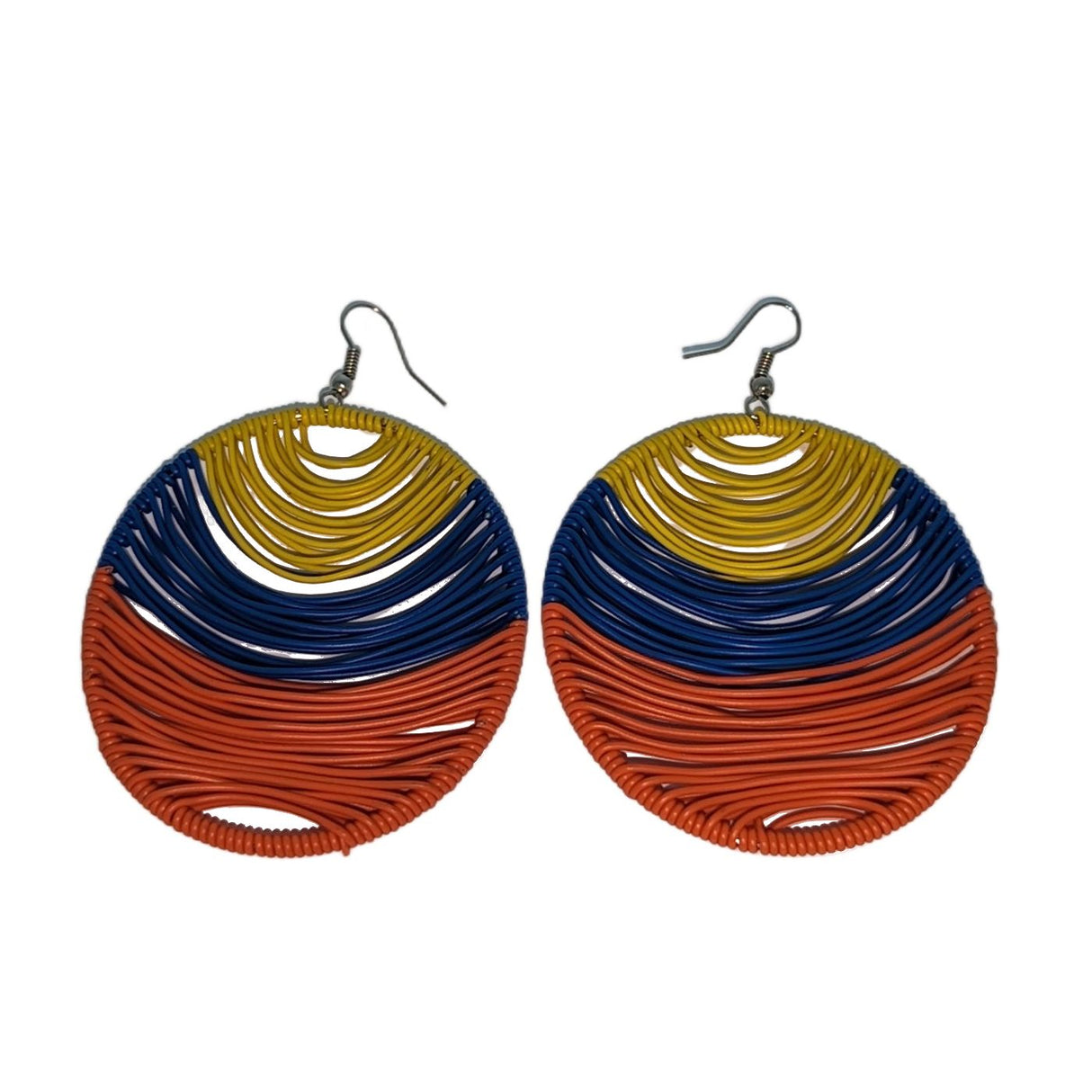 Telephone Wire Earrings - Summer Colors-6