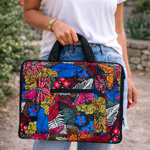 Ugandan Fabric Laptop Bag