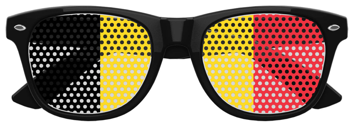 BELGIUM FLAG World Cup Party Sunglasses