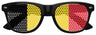 BELGIUM FLAG World Cup Party Sunglasses
