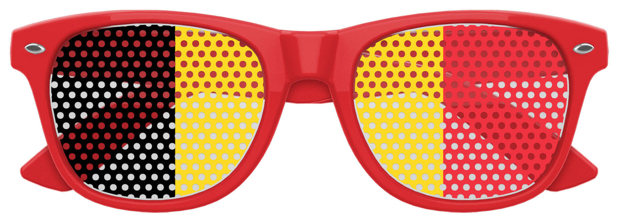 BELGIUM FLAG World Cup Party Sunglasses