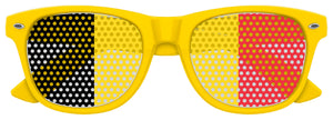 BELGIUM FLAG World Cup Party Sunglasses