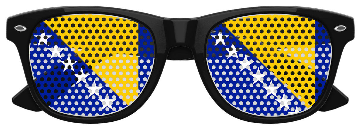 BOSNIA AND HERZEGOVINA FLAG World Cup Party Sunglasses