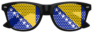 BOSNIA AND HERZEGOVINA FLAG World Cup Party Sunglasses