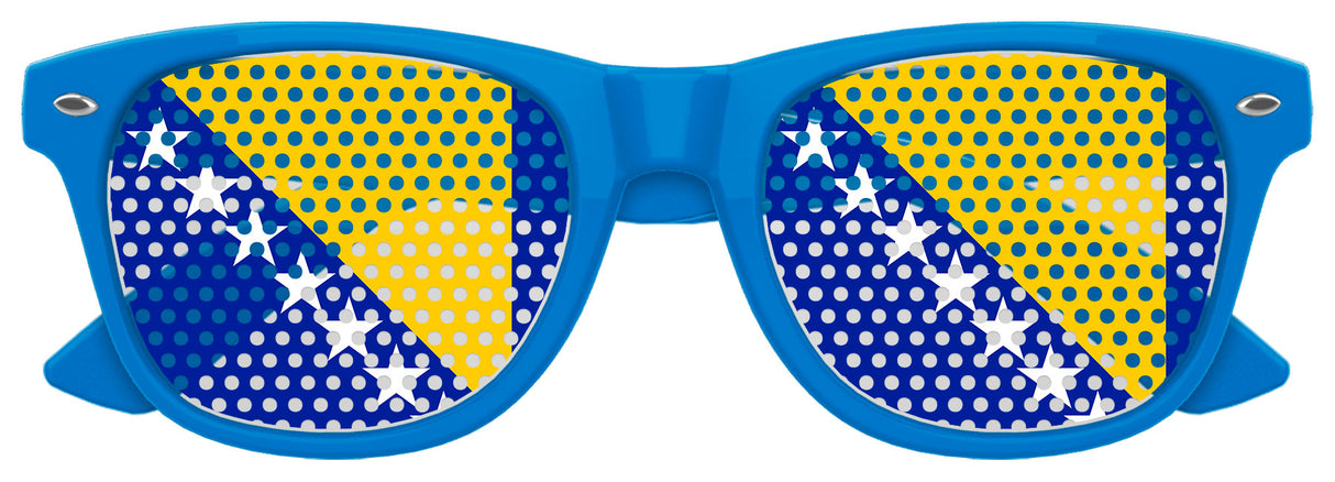 BOSNIA AND HERZEGOVINA FLAG World Cup Party Sunglasses