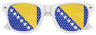 BOSNIA AND HERZEGOVINA FLAG World Cup Party Sunglasses