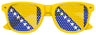 BOSNIA AND HERZEGOVINA FLAG World Cup Party Sunglasses
