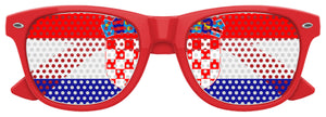 CROATIA FLAG World Cup Party Sunglasses