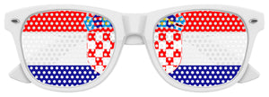 CROATIA FLAG World Cup Party Sunglasses