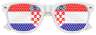 CROATIA FLAG World Cup Party Sunglasses