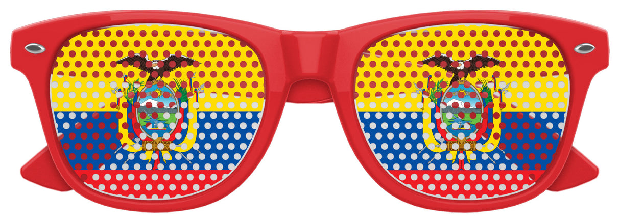 ECUADOR FLAG World Cup Party Sunglasses