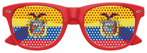 ECUADOR FLAG World Cup Party Sunglasses
