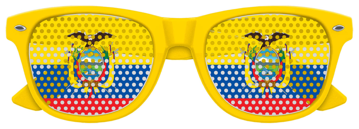 ECUADOR FLAG World Cup Party Sunglasses