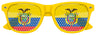 ECUADOR FLAG World Cup Party Sunglasses