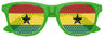 GHANA FLAG World Cup Party Sunglasses