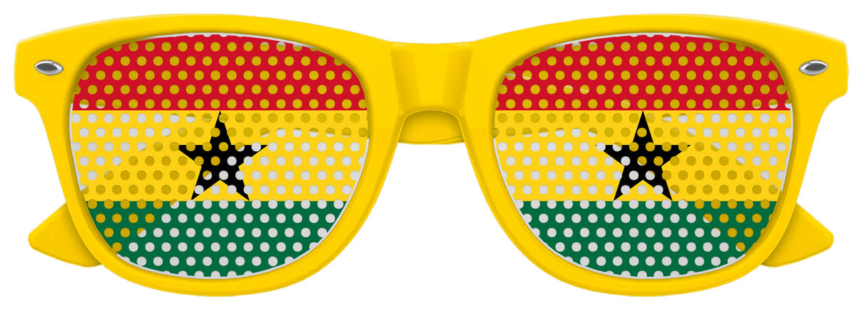 GHANA FLAG World Cup Party Sunglasses