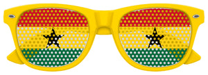 GHANA FLAG World Cup Party Sunglasses