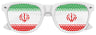 IRAN FLAG World Cup Party Sunglasses