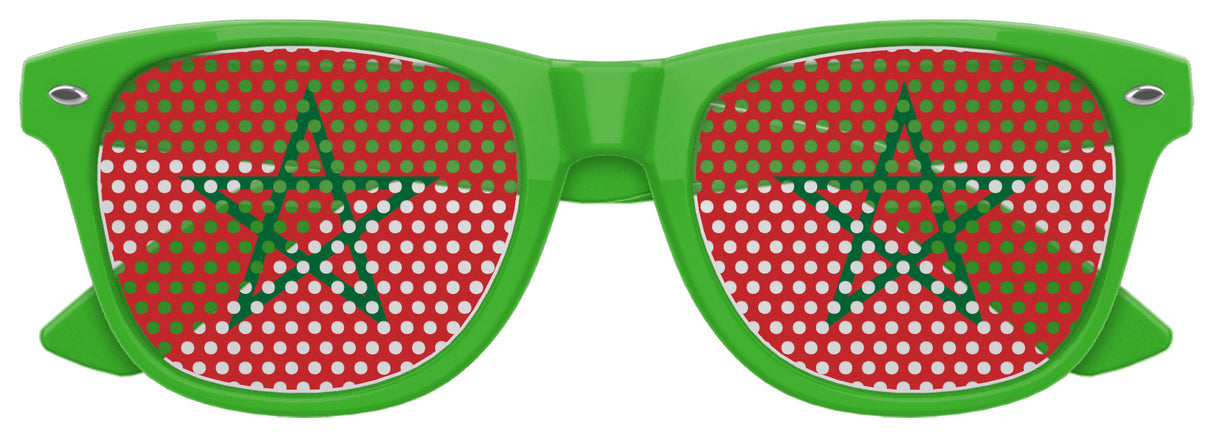 MOROCCO FLAG World Cup Party Sunglasses