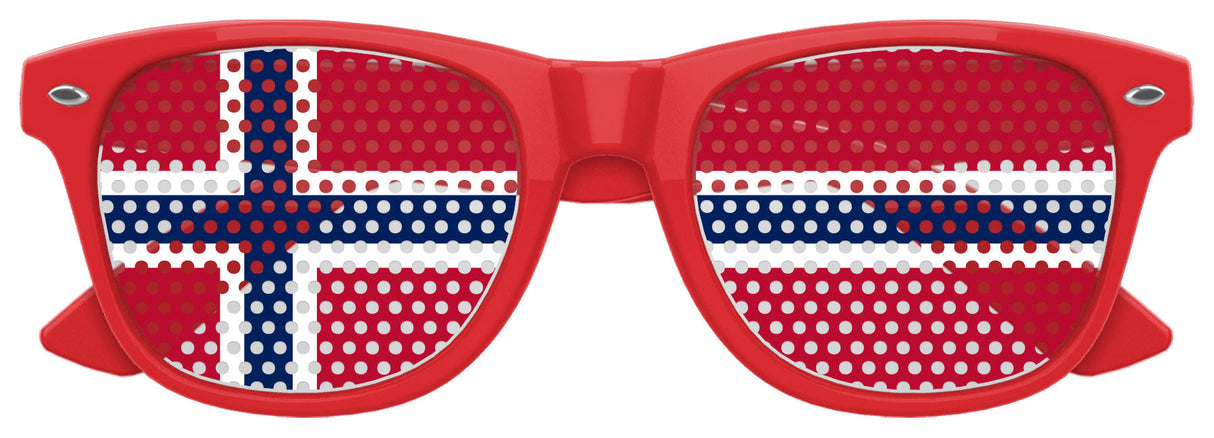 NORWAY FLAG World Cup Party Sunglasses