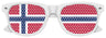 NORWAY FLAG World Cup Party Sunglasses