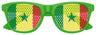 SENEGAL FLAG World Cup Party Sunglasses
