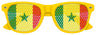 SENEGAL FLAG World Cup Party Sunglasses
