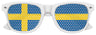 SWEDEN FLAG World Cup Party Sunglasses