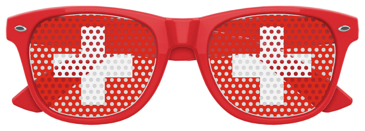 SWITZERLAND FLAG World Cup Party Sunglasses