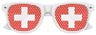 SWITZERLAND FLAG World Cup Party Sunglasses
