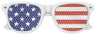 USA FLAG World Cup Party Sunglasses