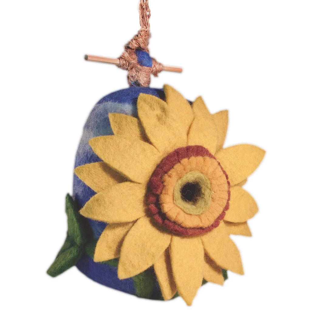 Felt Birdhouse - Sunflower