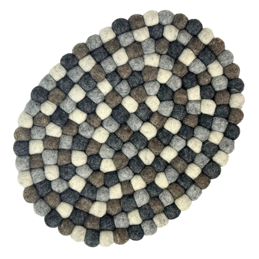 Felt Casserole Trivet, Pebble