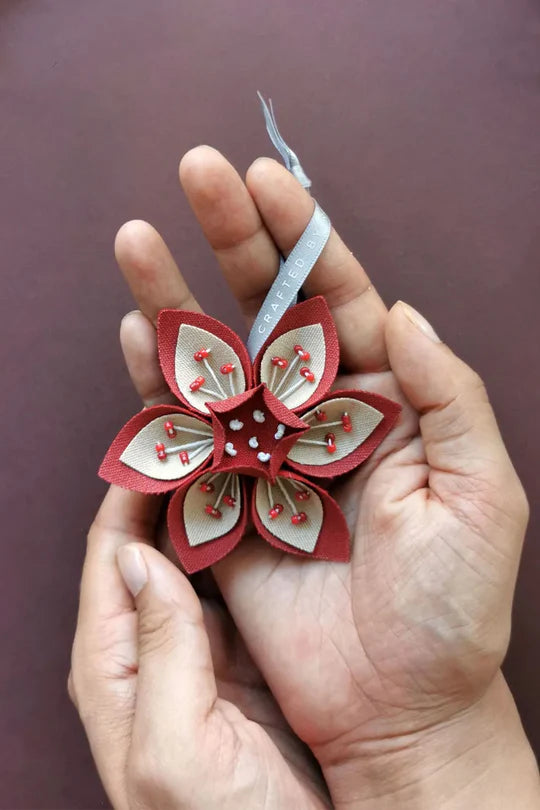 Flower of Life Ornament, Crafted by Syrian refugees in Lebanon