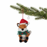 Fox and Wreath Felt Ornament