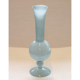 Frosted Blue Haze Vase - Pair
