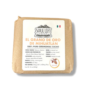El Grano de Oro de Miahuatlán 100% Pure Ceremonial Cacao from Mexico