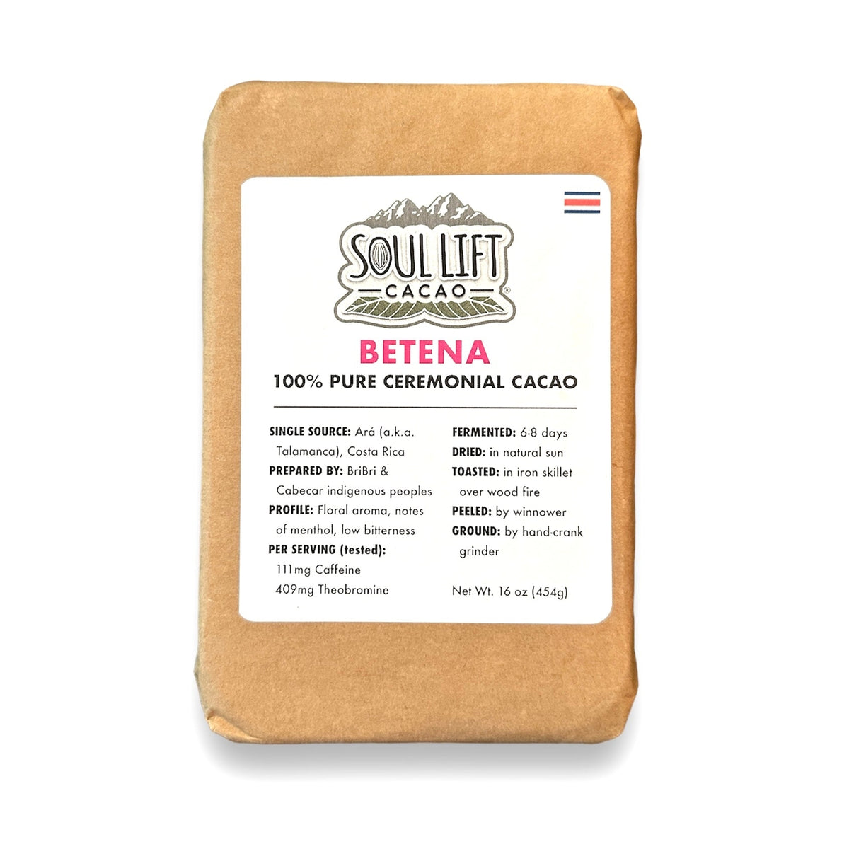 Betena 100% Pure Ceremonial Cacao from Costa Rica