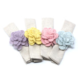 Hand-felted Zinnia Napkin Rings, Set of Four Colors