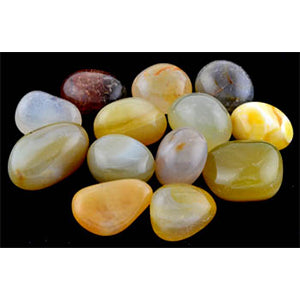 Banded Agate tumbled stones 1 lb-0