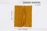 Semien Handwoven Ethiopian Cotton Cocktail Napkins | Set of 2