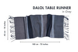 Dalol Handwoven Ethiopian Cotton Table Runner