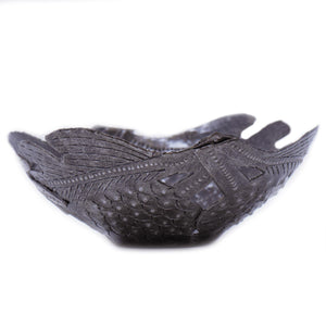 Decorative Drum Art Bowl or Votive, Fruit on Vine