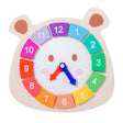 Bear Puzzle Wooden Clock Toy-0