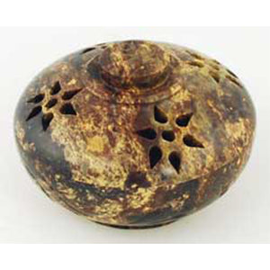 Floral soapstone burner/ box-0