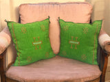 Cactus Silk Pillow, Handmade Lumbar Cushion, Moroccan Sabra Decorative Pillow for Home-4