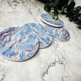 Marble Blue Coasters-5