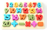 Wooden Colorful Puzzle for Learning Numbers-2