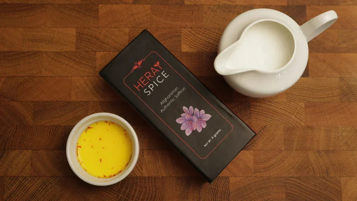Gift Box Trio (A Jar of each Premium Saffron, Green Cardamom, Herati Mint Leaves)